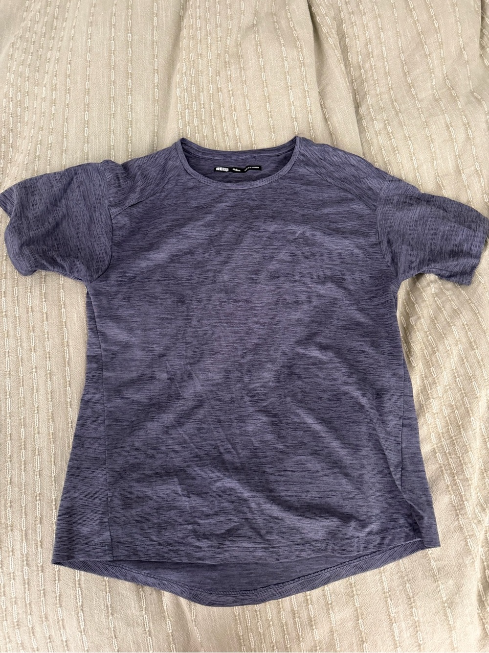 REI Women's Heathered Purple Short-Sleeve Performance Tee